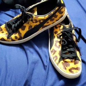 Cheetah Print Puma Sneakers